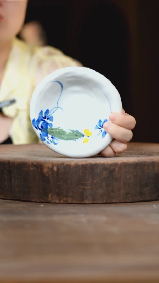 瓷片景德镇高温釉下彩（食品级）