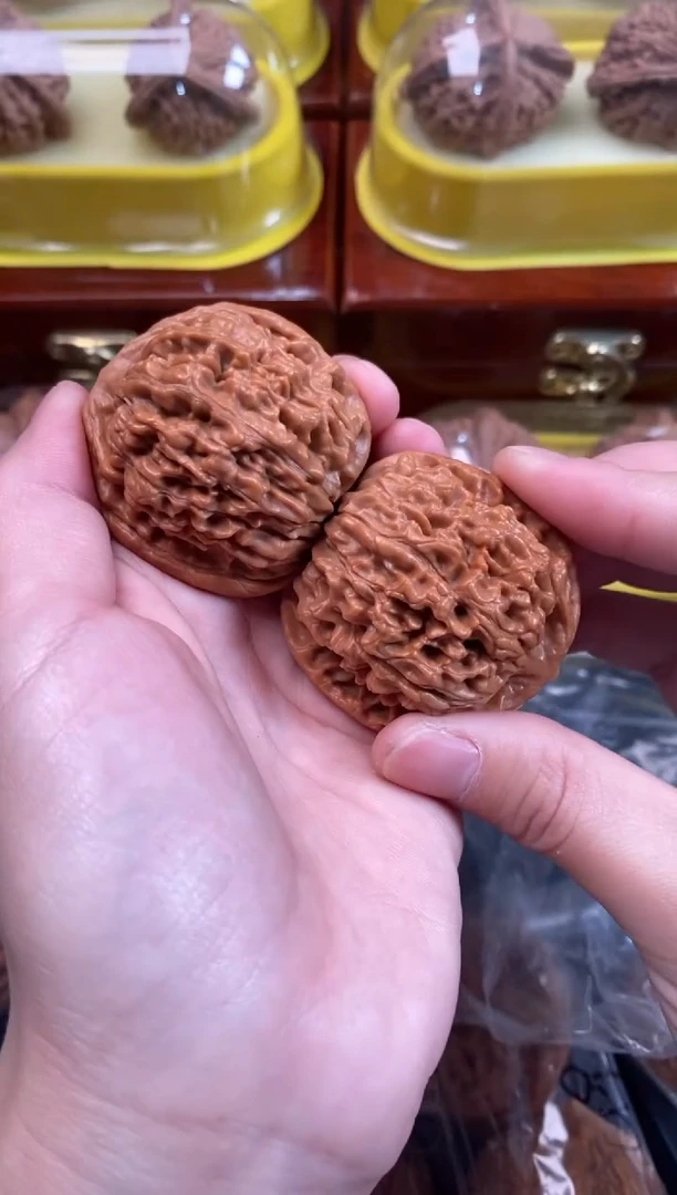 把件文玩核桃莲花42尺Q707