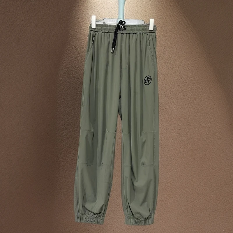 【5577-军绿色】青少年夏季速干休闲裤