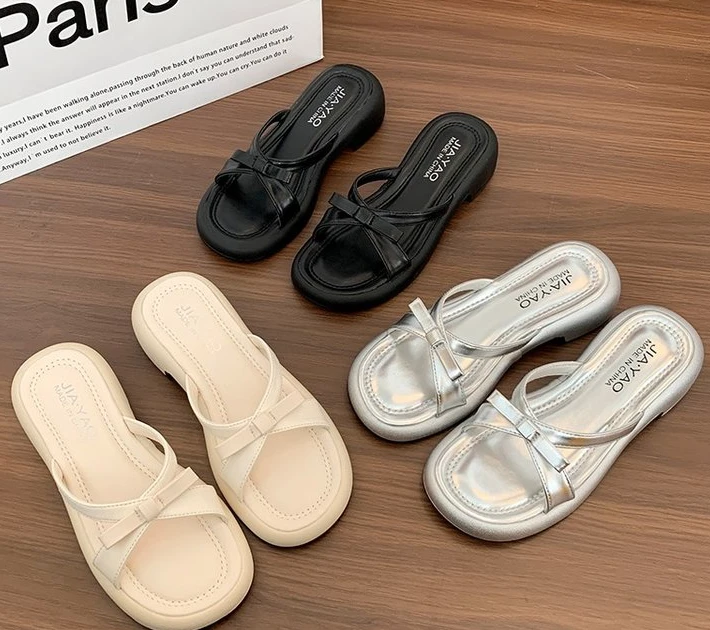 001-060微瑕清仓处理不退不换拖鞋时尚凉鞋韩版平底法式小众