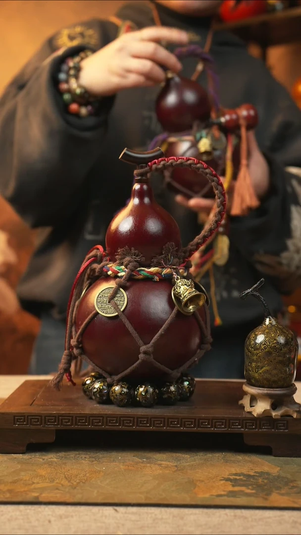 238大漆一物一拍记葫堂出品【不带手串】