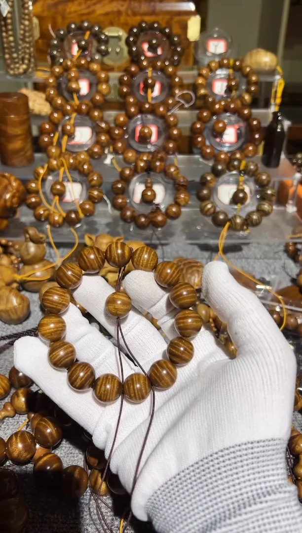 【闪购商品】楠木（金丝楠）手串/手链小叶桢楠水波纹1.5手串