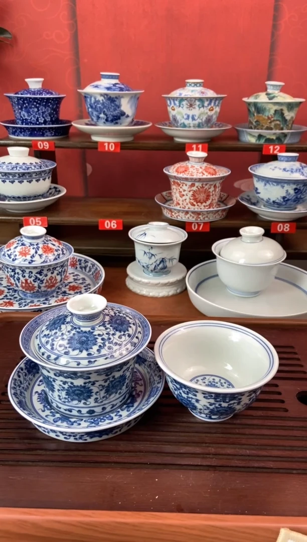 光景德镇高温陶瓷茶具