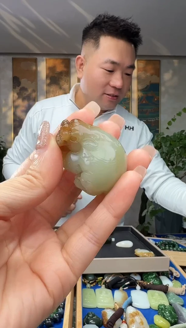 颈饰未镶嵌和田玉拍一发一多样性发货