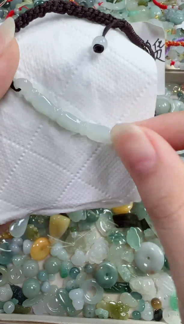 翡翠散珠55号链接，A货翡翠