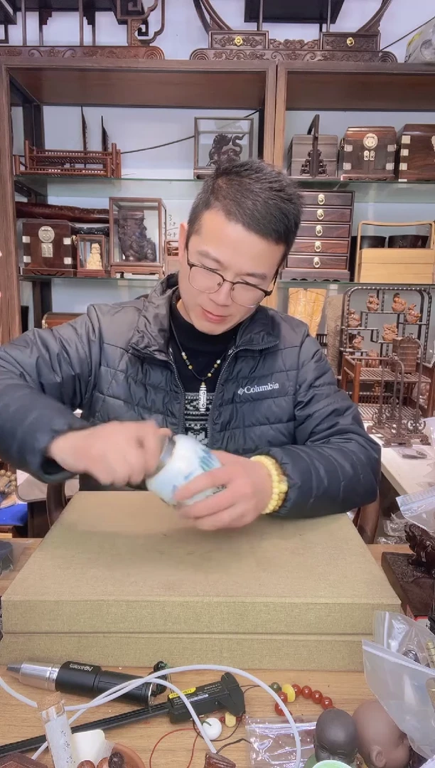 【闪购商品】乌木类书架329次茶叶罐