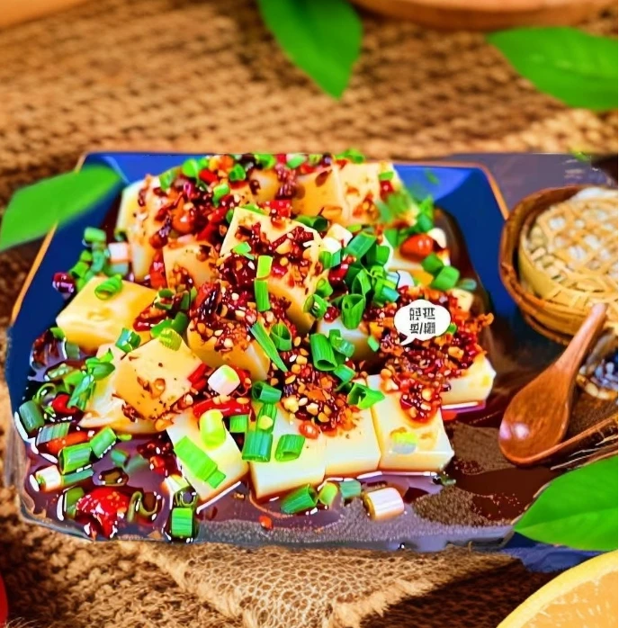 正宗贵州米豆腐凉拌特色美味方便速食开袋即食 送：油辣椒+酱+黄豆