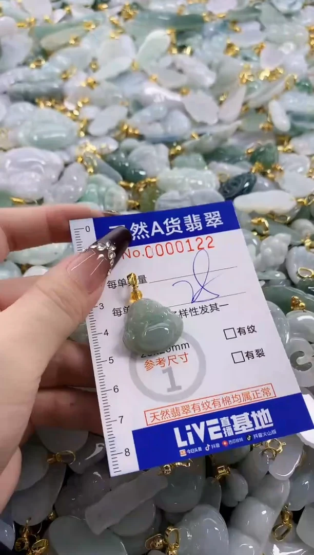 颈饰未镶嵌翡翠天然A货翡翠