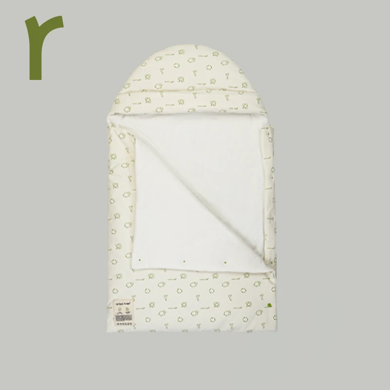 ArborTree 天然取材的有机棉婴儿抱被 四季通用 亲肤透气可机洗