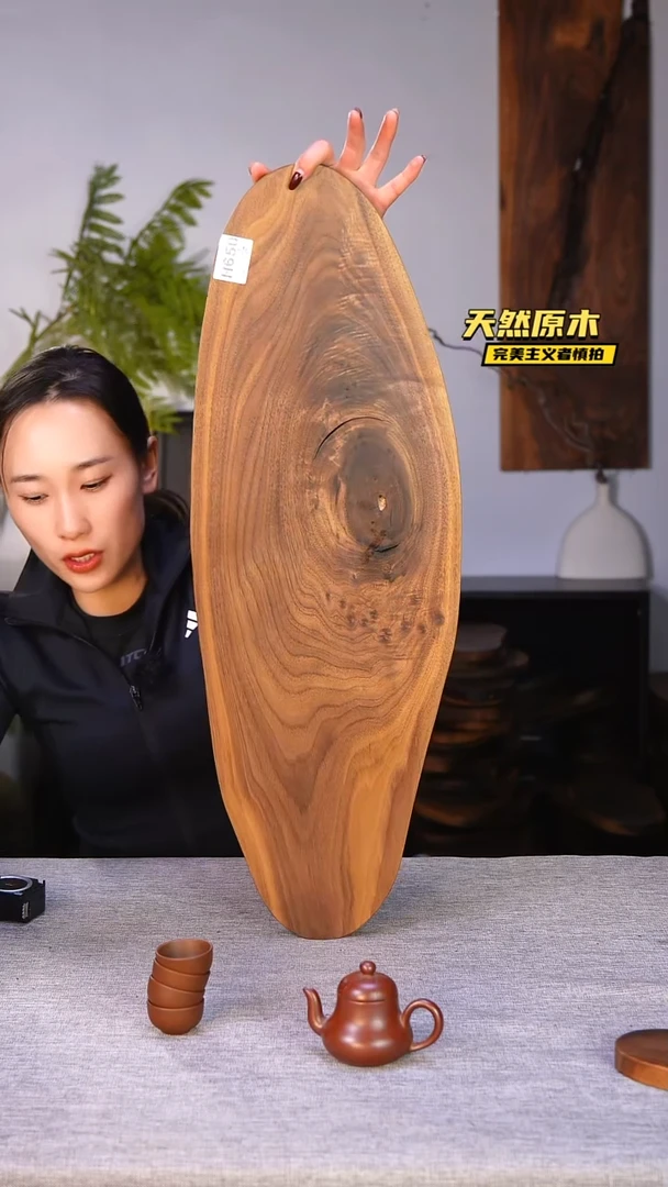 木北美黑胡桃原木.干裂疤结不属于商品质量问题完美主义者慎拍