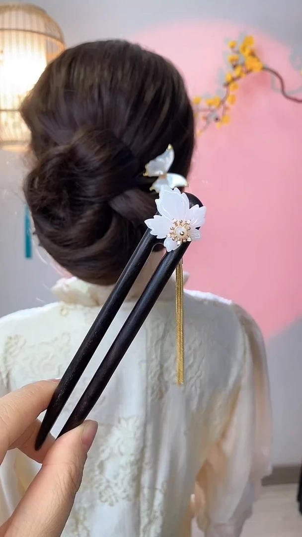 非金属木质没****曹超美发簪