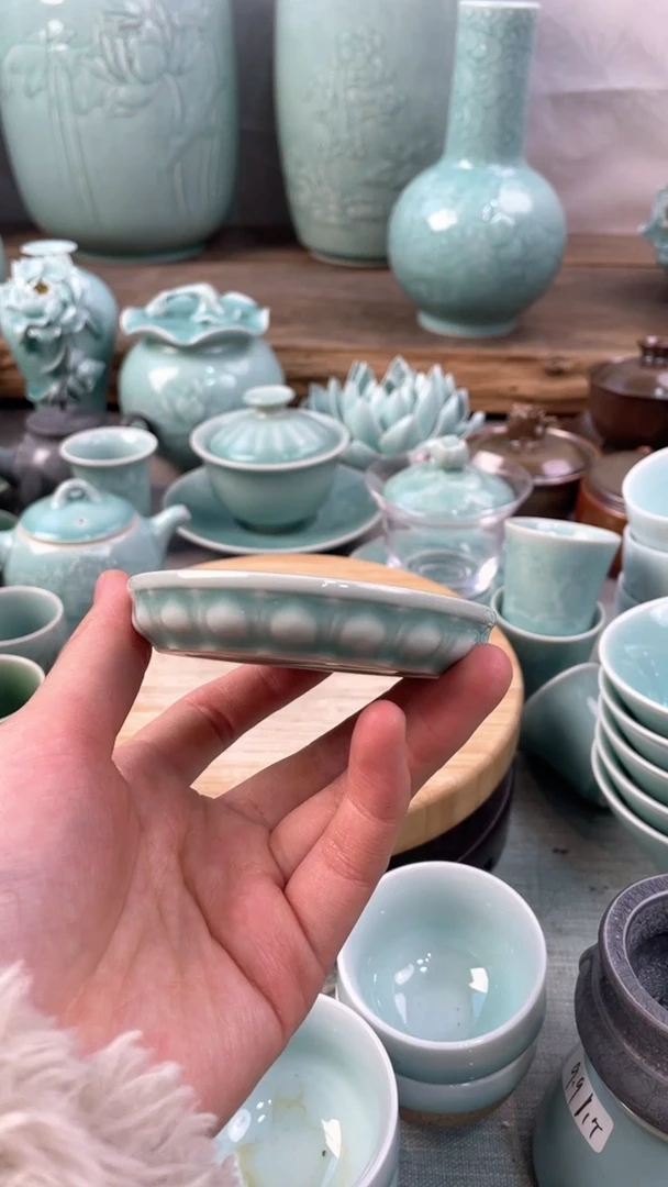【闪购商品】特价 微瑕 慧仙青瓷