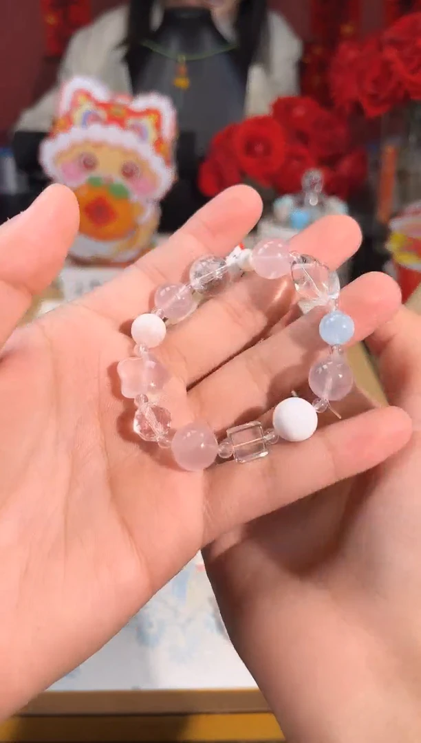 【闪购商品】水晶手链未镶嵌Q881多样性发货一件