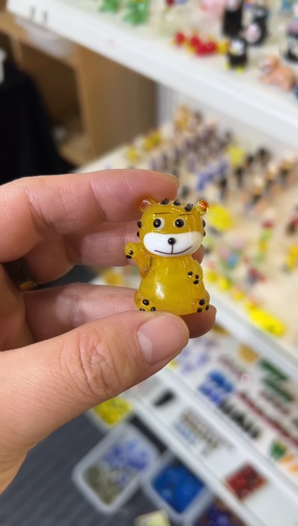 手工艺品琉璃招财虎