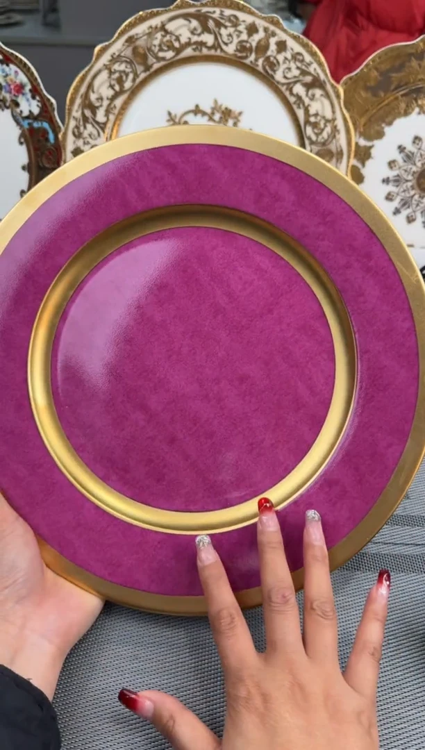 【闪购商品】瓷片12英寸平盘 1个 新品体验价