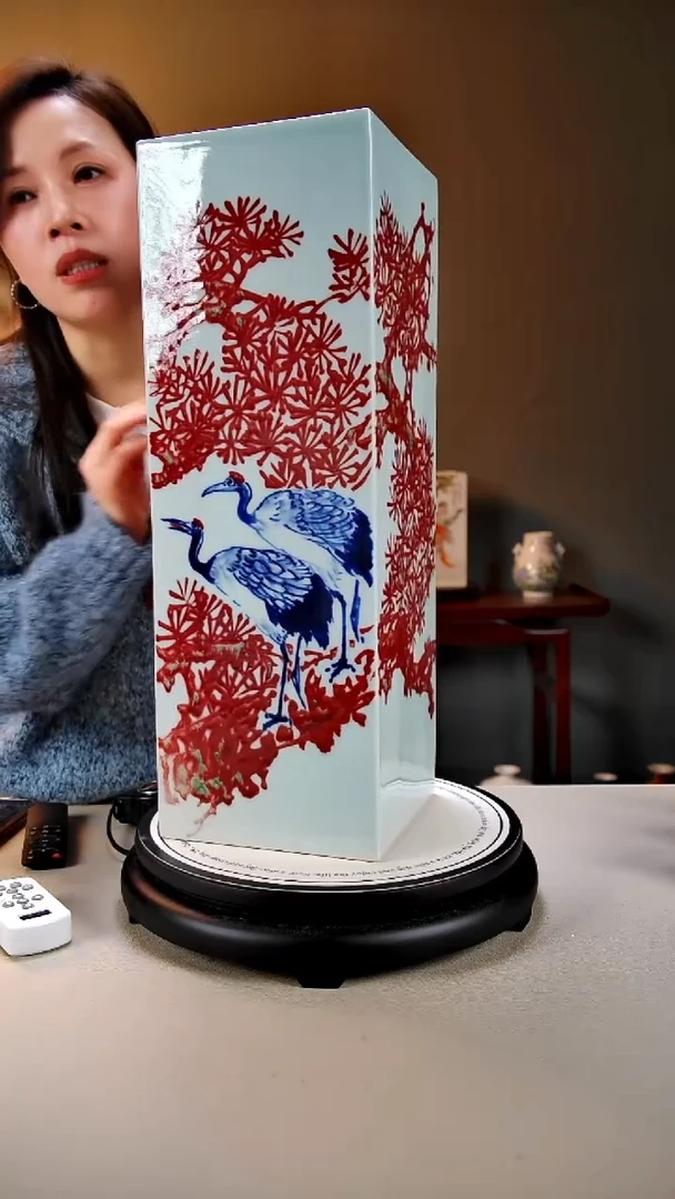 摆件陶景德镇手绘陶瓷33