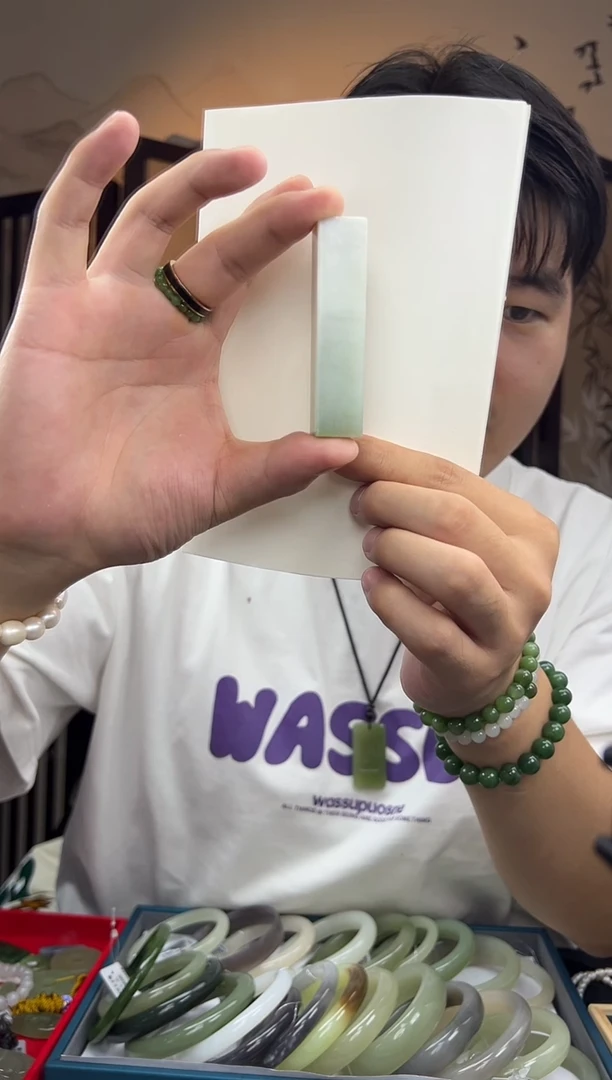 未镶嵌和田玉摆件翠青印章