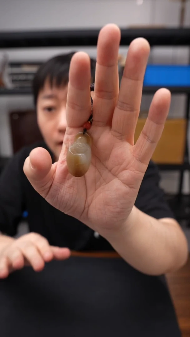 颈饰未镶嵌和田玉1208DL003弥勒