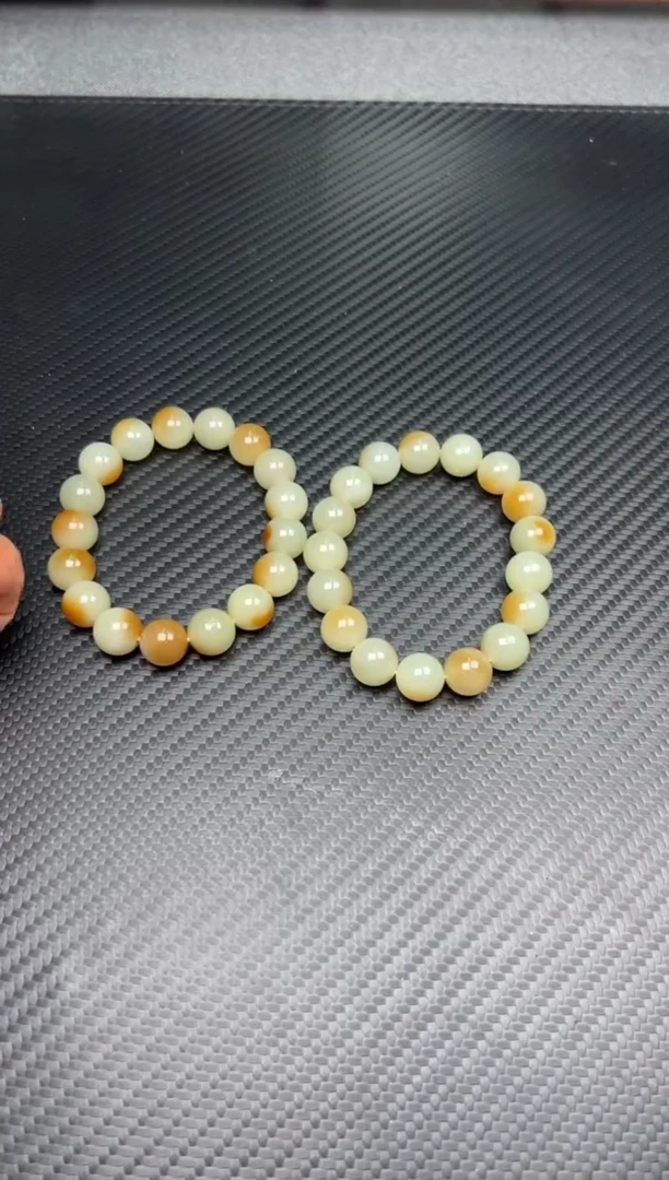 未镶嵌手串和田玉若羌微色差卡12多样性发货拍一发一