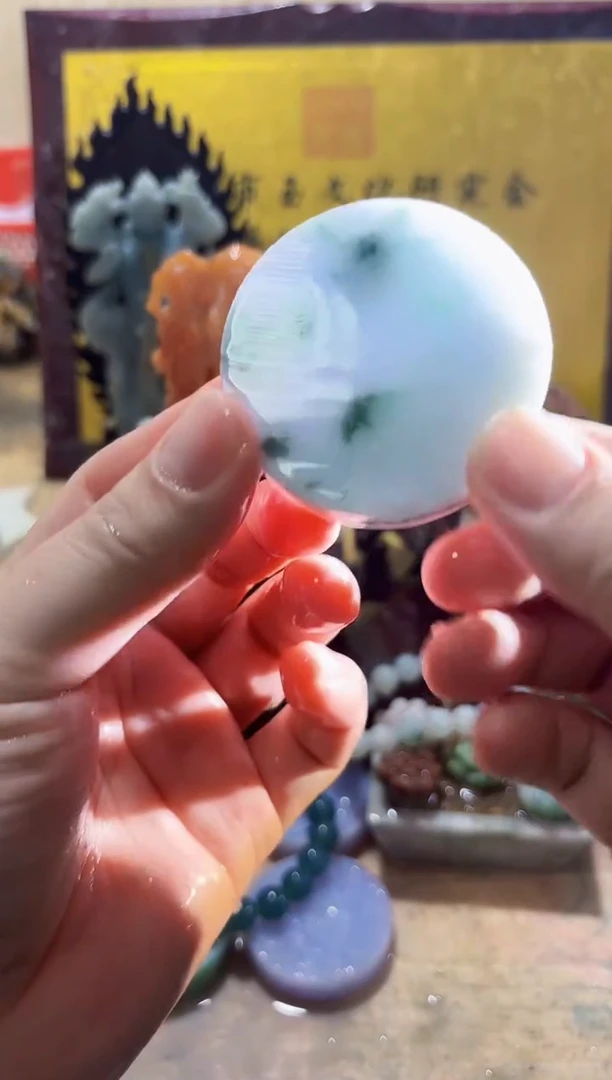 未镶嵌挂件翡翠A货常星8209