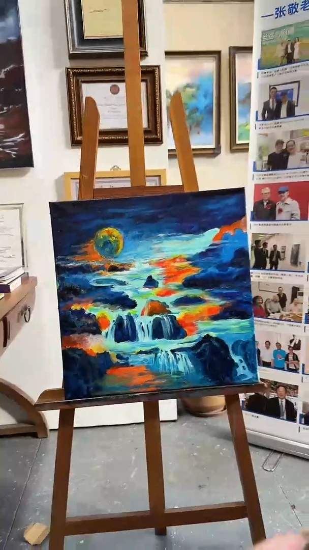 【闪购商品】绘画张敬手绘油画