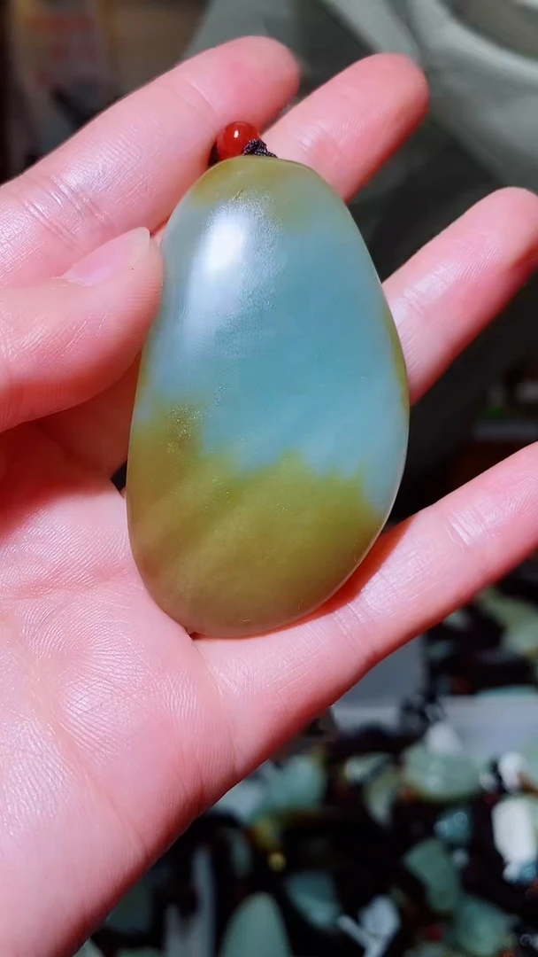 和田玉未镶嵌挂件1