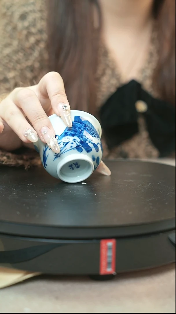 瓷片景德镇毛仔柴窑-杯