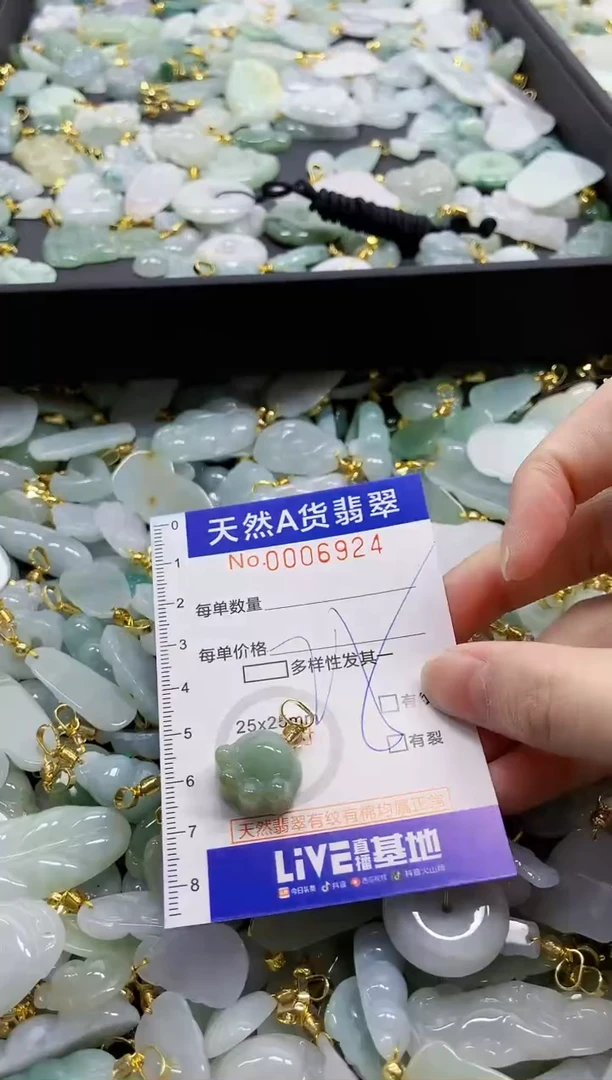 颈饰未镶嵌翡翠天然A货翡翠