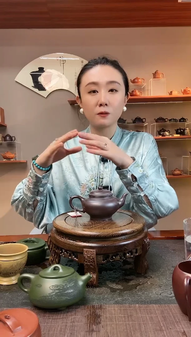 【闪购商品】紫砂茶壶光器笑樱 紫茄泥