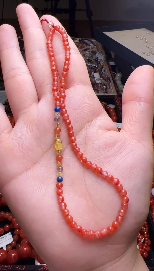 手链未镶嵌南红玛瑙南红小米珠手机链