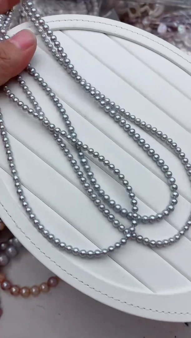 项链未镶嵌淡水珍珠多样性发其一，非无暇