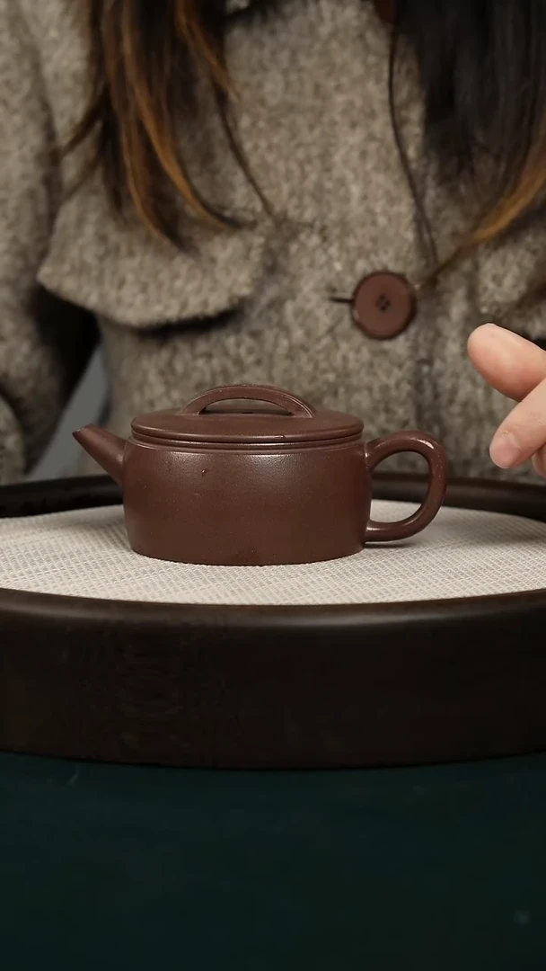 【闪购商品】紫砂茶壶紫泥汉瓦壶