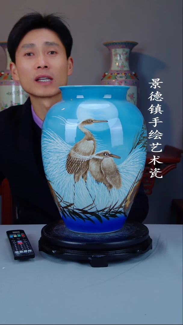 摆件陶瓷景德镇手工手绘陶瓷26