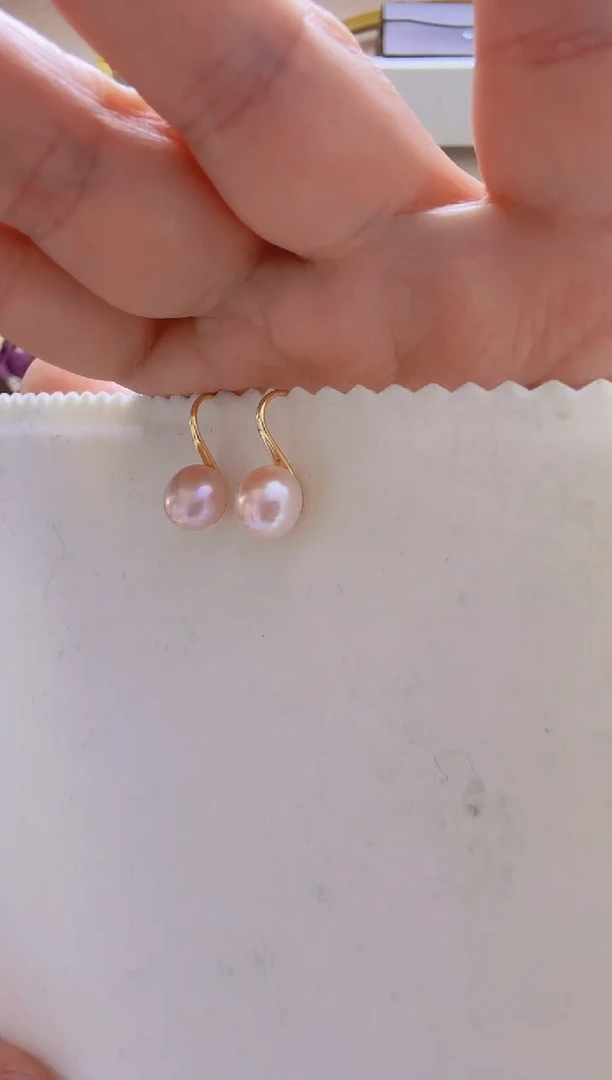 【闪购商品】淡水珍珠耳饰未镶嵌10.2mm+S925银耳钩