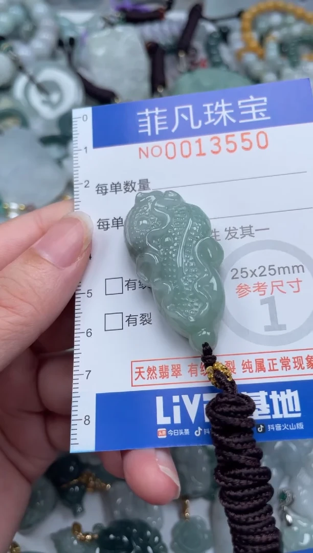 颈饰未镶嵌翡翠13550