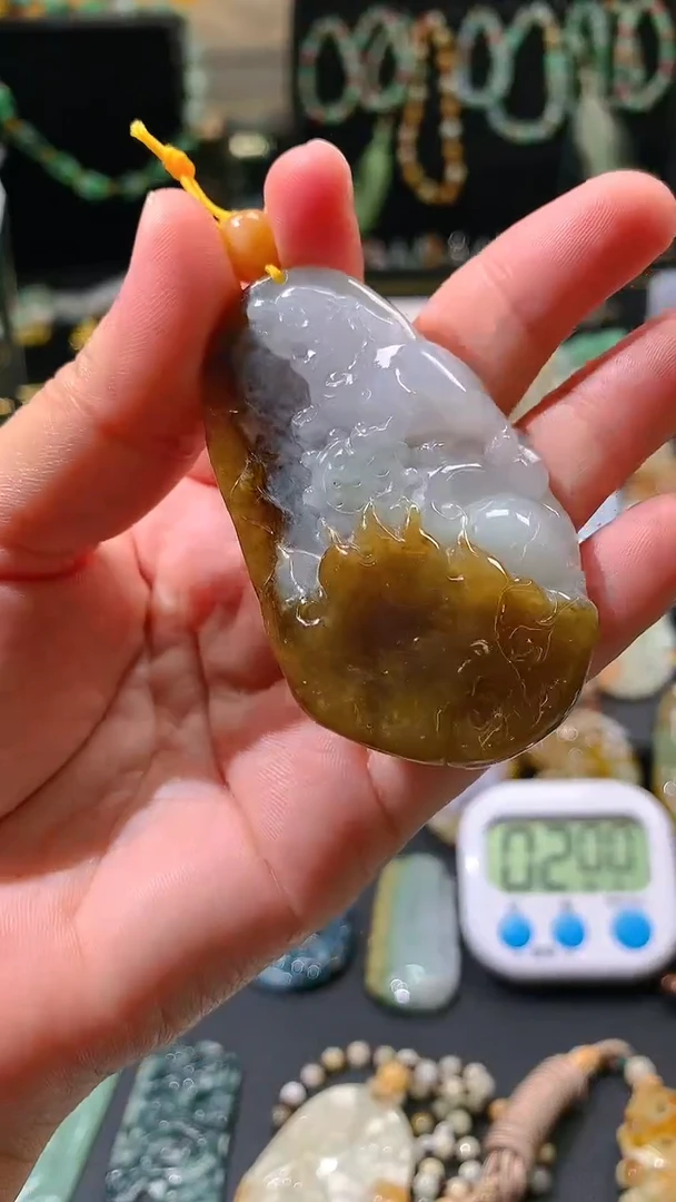 【闪购商品】翡翠颈饰未镶嵌挂件