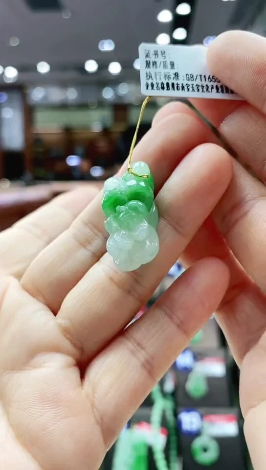 颈饰未镶嵌翡翠花件