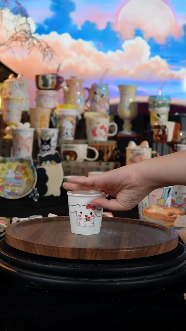 陶瓷便携款手工手绘景德镇陶瓷