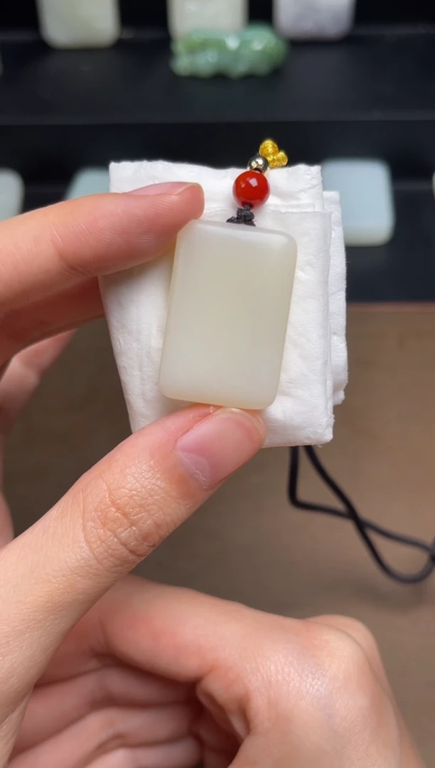 和田玉未镶嵌颈饰45