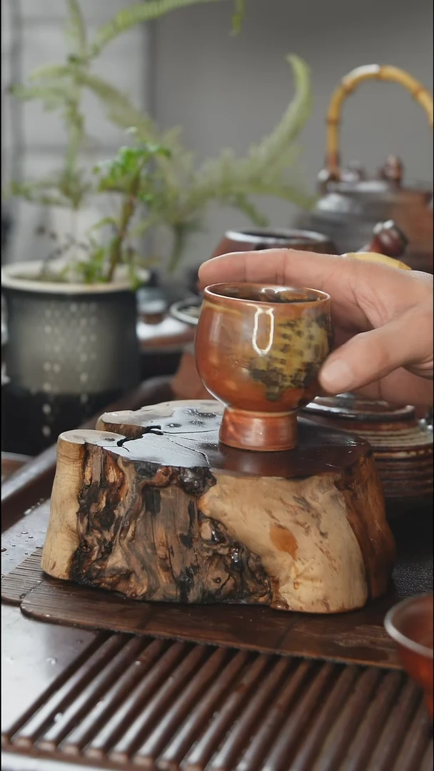 紫砂全手工蛋蛋杯