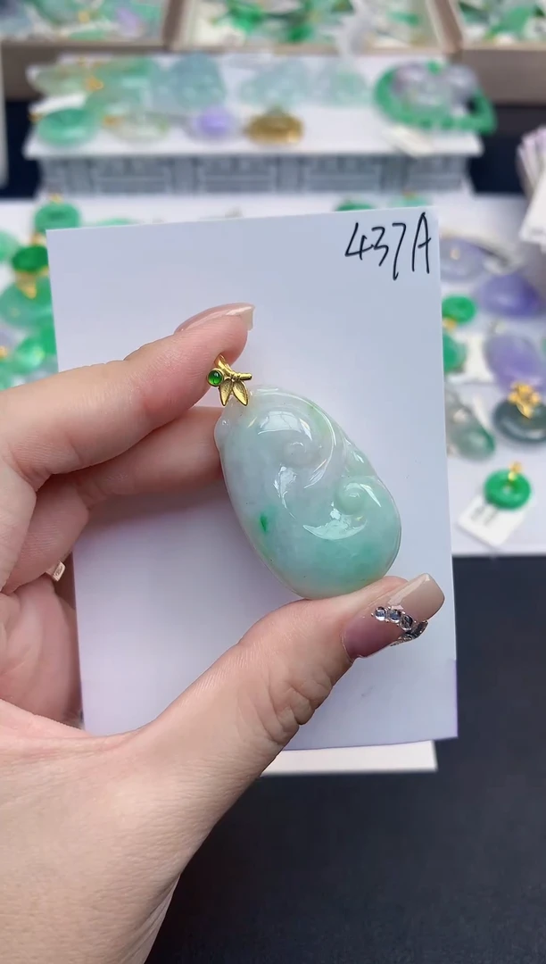 颈饰未镶嵌翡翠天然缅甸a货翡翠
