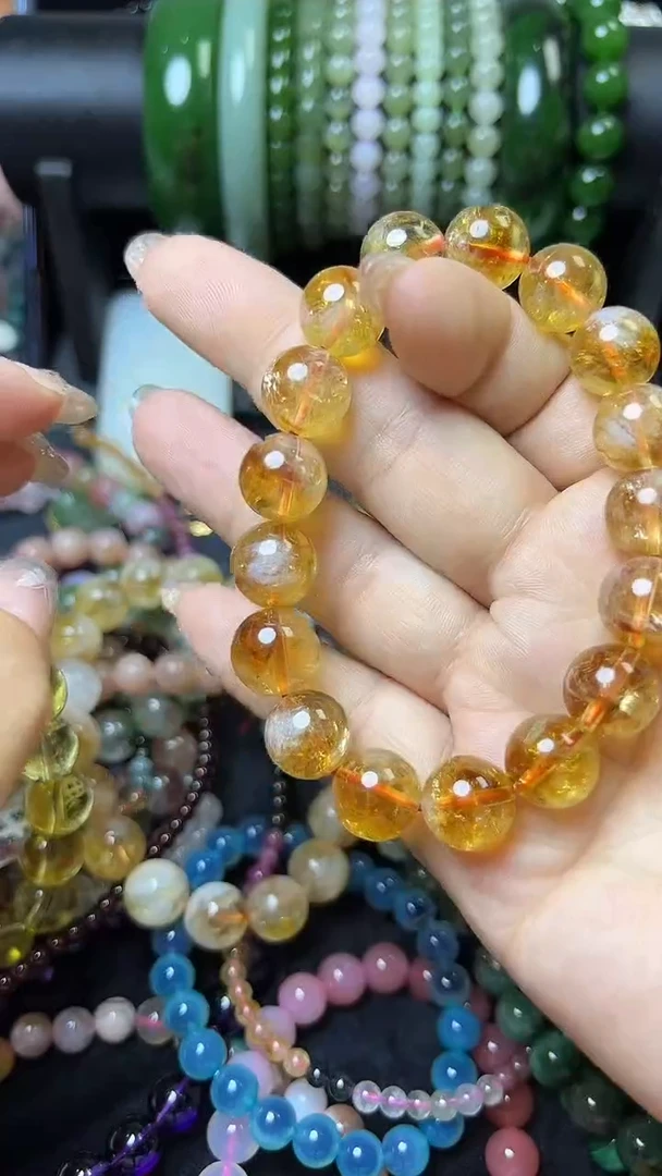 水晶手链未镶嵌水晶手串