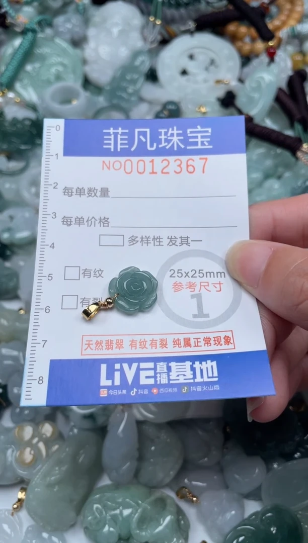 颈饰未镶嵌翡翠12367