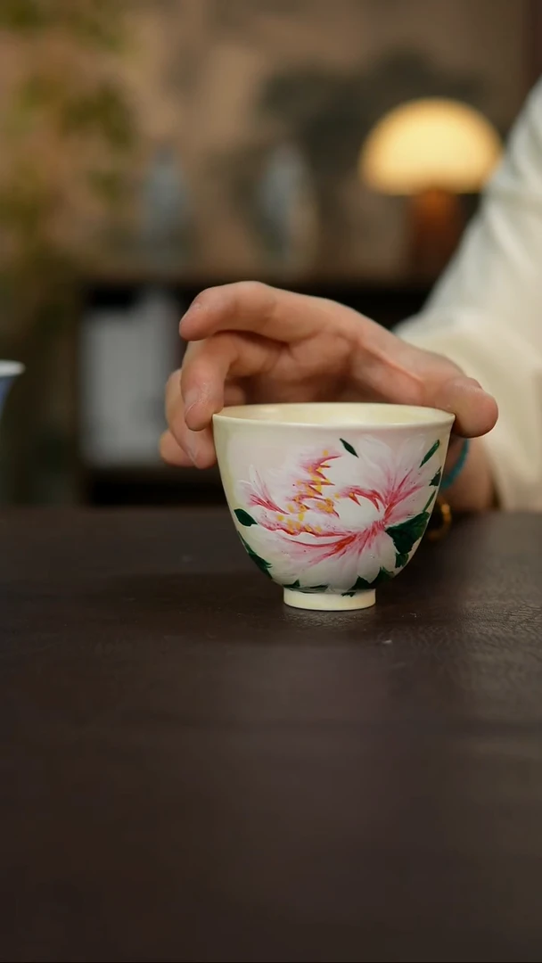 杯景德镇陶瓷杯碗柴烧多人