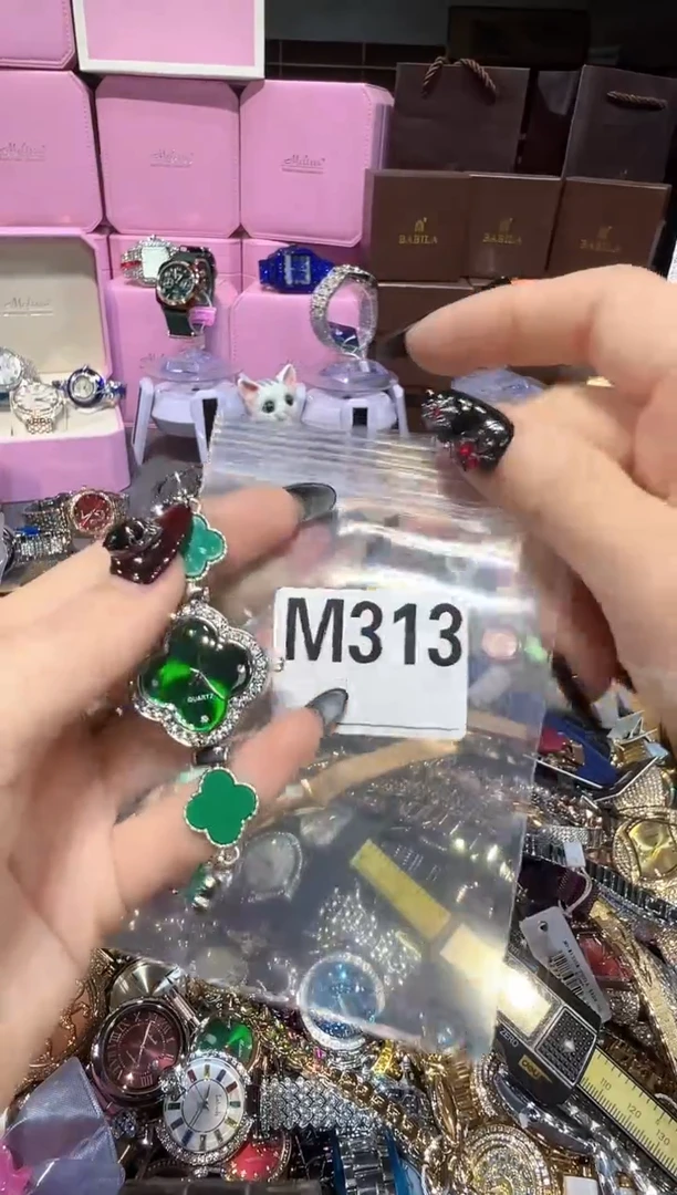 石英机芯不锈钢不锈钢直播定闪专用