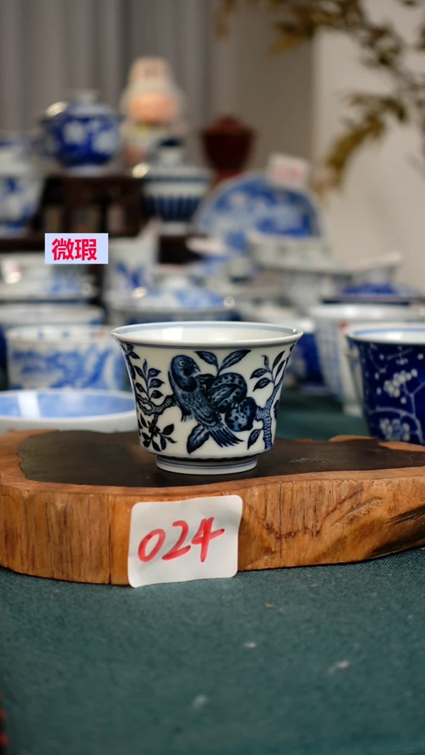 茶杯024全手工手绘茶器