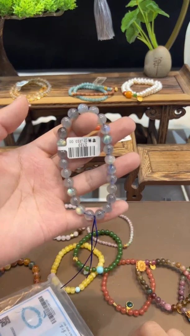 【闪购商品】长石手链未镶嵌手饰@@