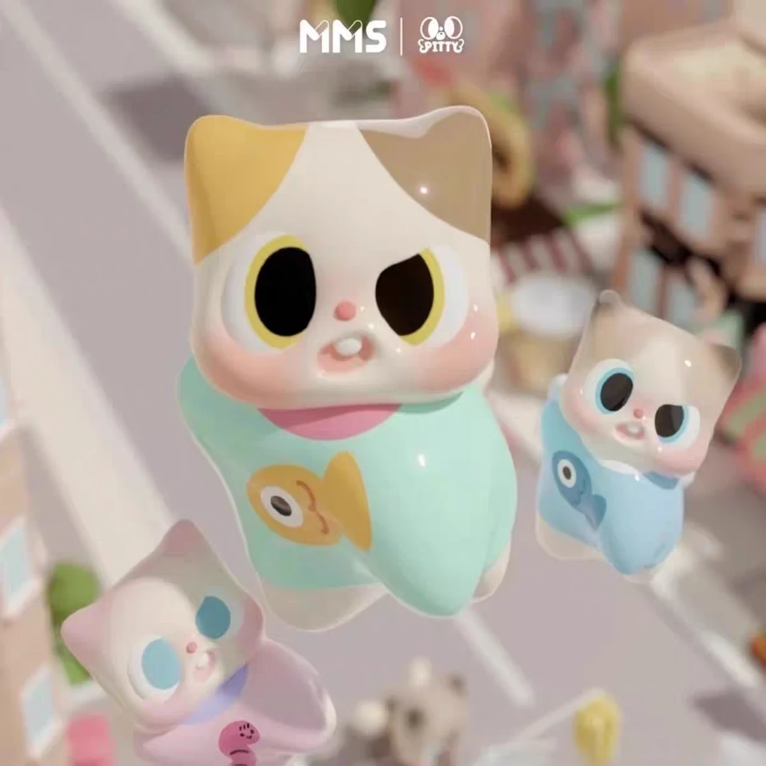 【拆袋】pitty2代喵喵日常萌粒盲盒潮玩摆件