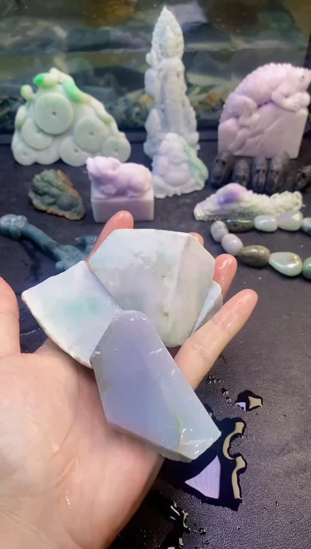 翡翠挂件未镶嵌天然翡翠078