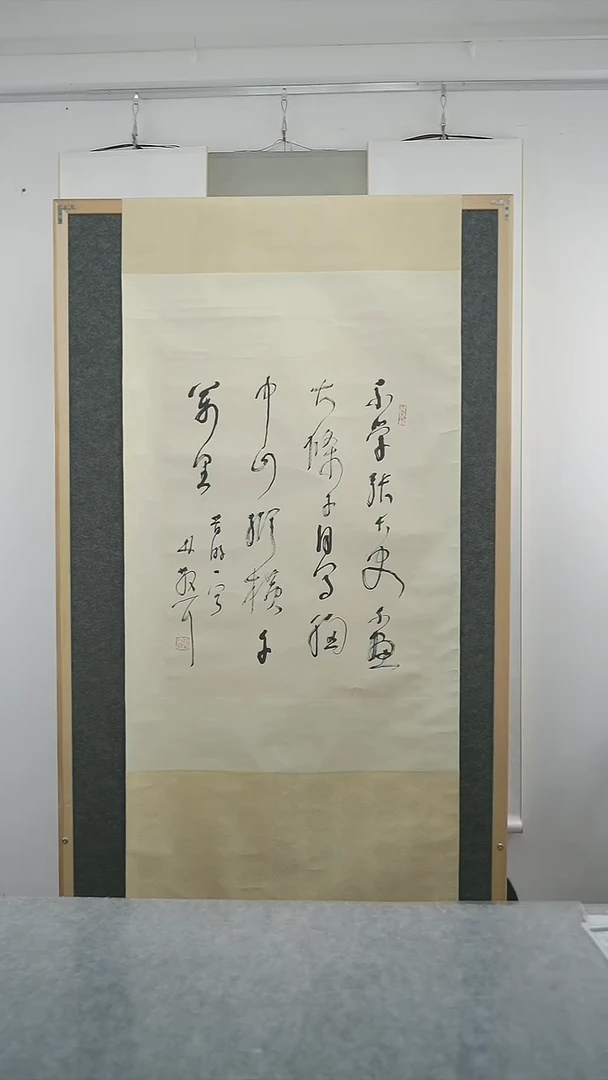 书法D****L林sz老师 多字书法 立轴